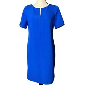 Adrianna Papell royal blue women’s midi dress‎ size 4